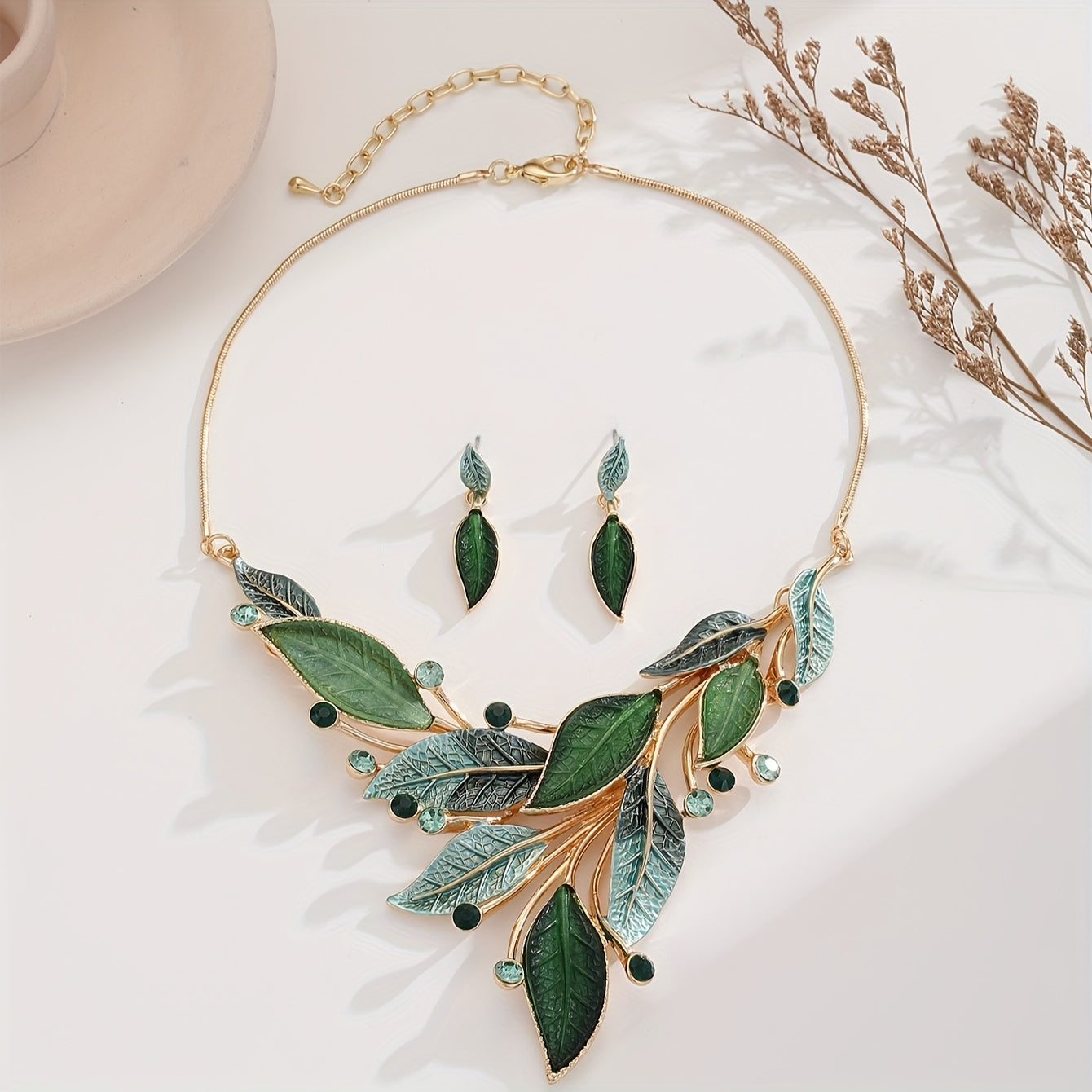 18K Golden Plated Vintage Boho Jewelry Set