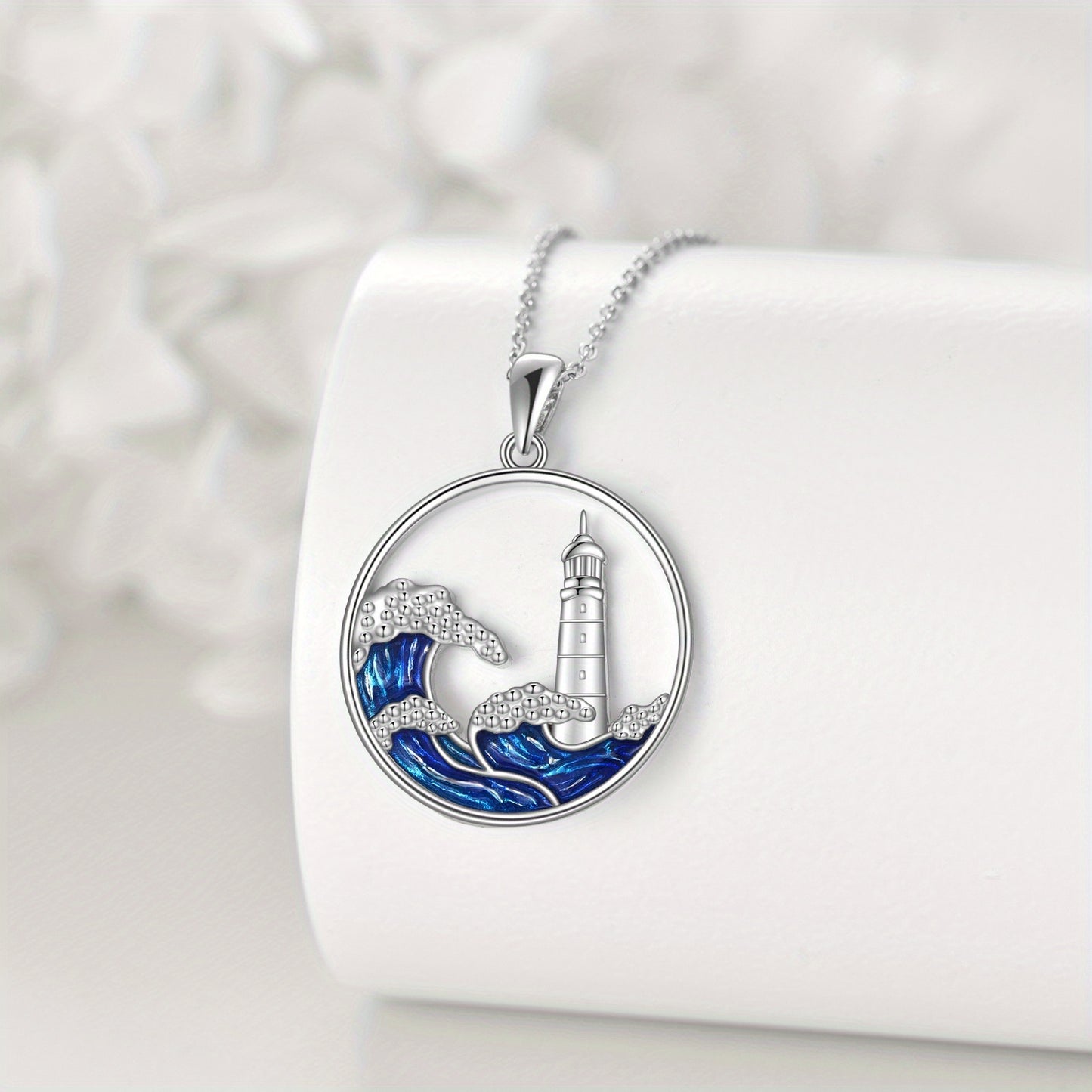 Sterling Silver Lighthouse Pendant