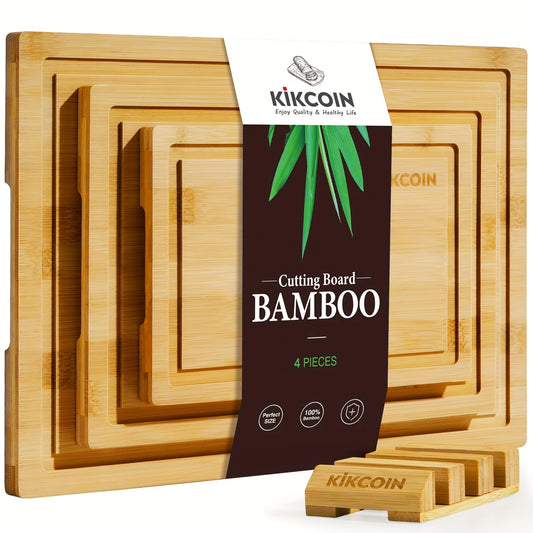 4pcs Oversized Bamboo Cutting Board