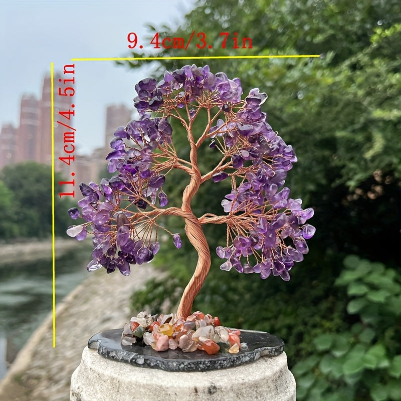 Natural Amethyst Crystal Tree