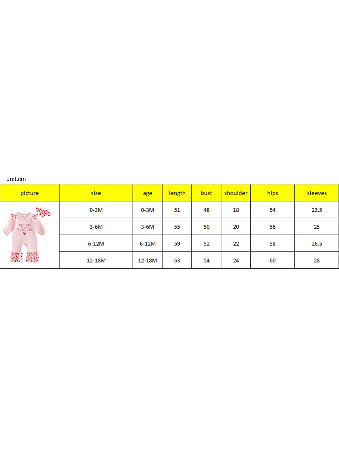 2pcs Valentine's Day Outfit