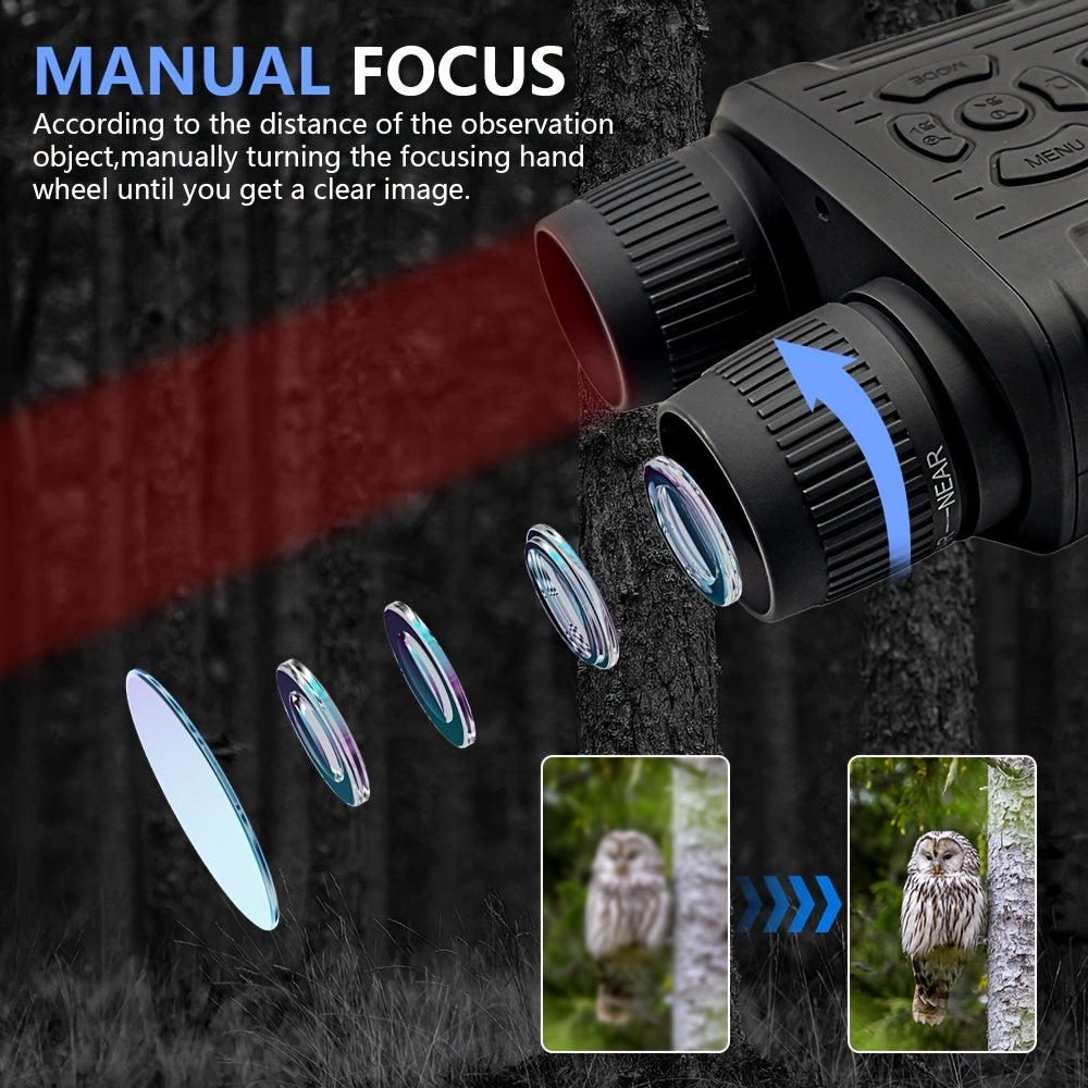 Night Vision Binoculars - Record Video & Photo