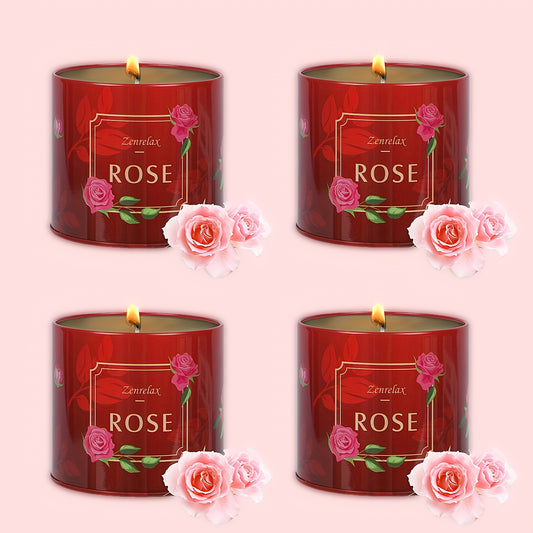 4 Pack Natural Soy Candles