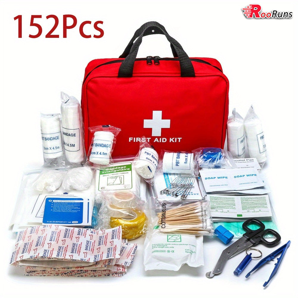 152pcs Multifunctional portable emergency survival, medicine first aid kits