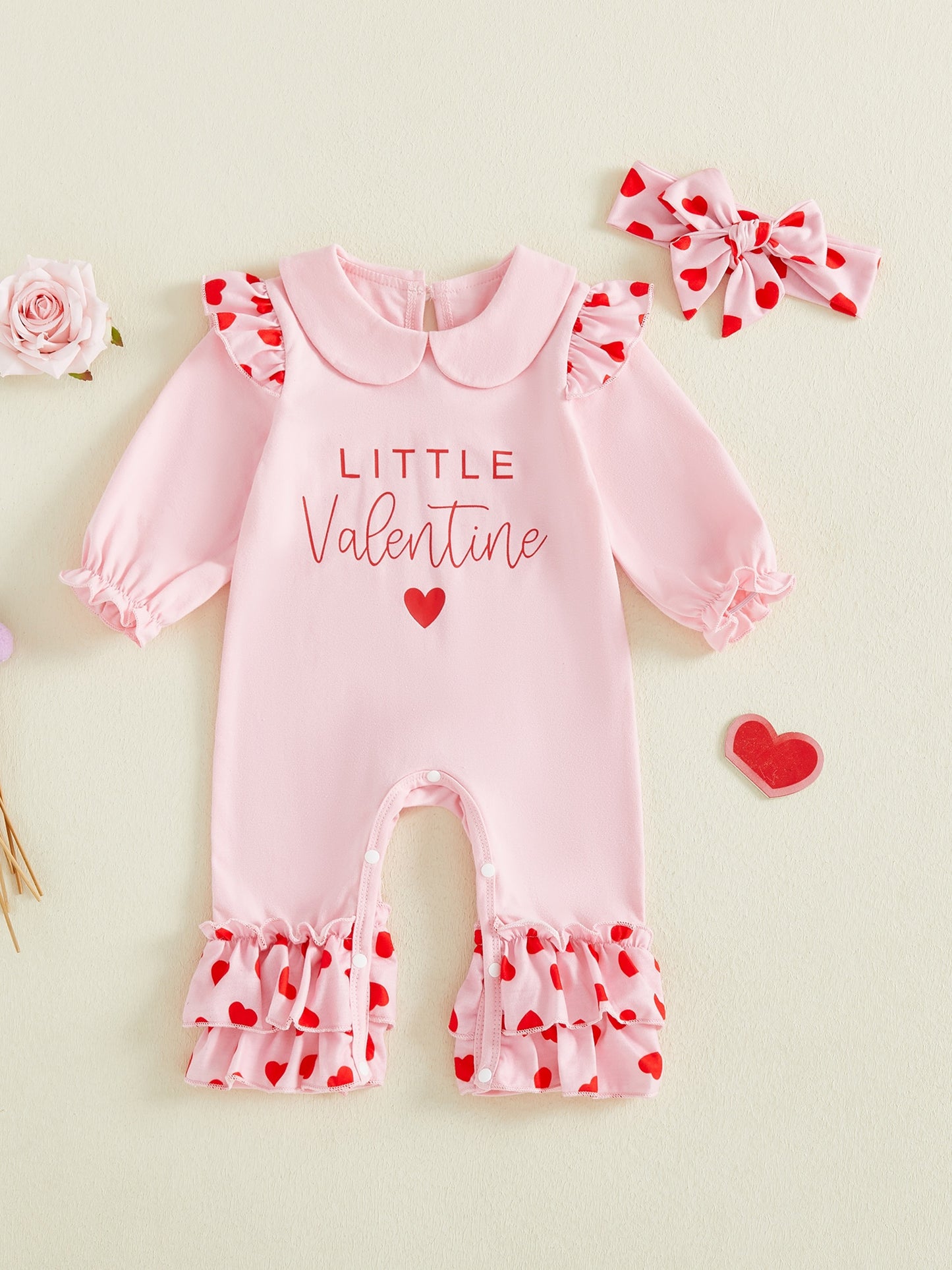 2pcs Valentine's Day Outfit