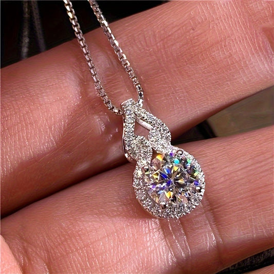 3-carat Moissanite Necklace
