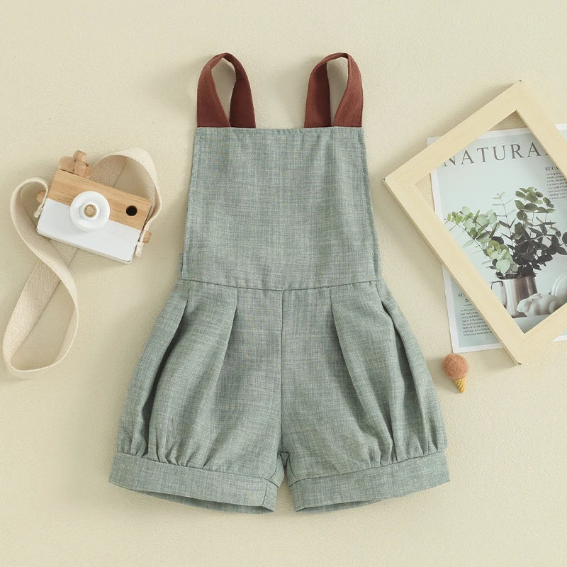 Infant Boys Denim Overalls
