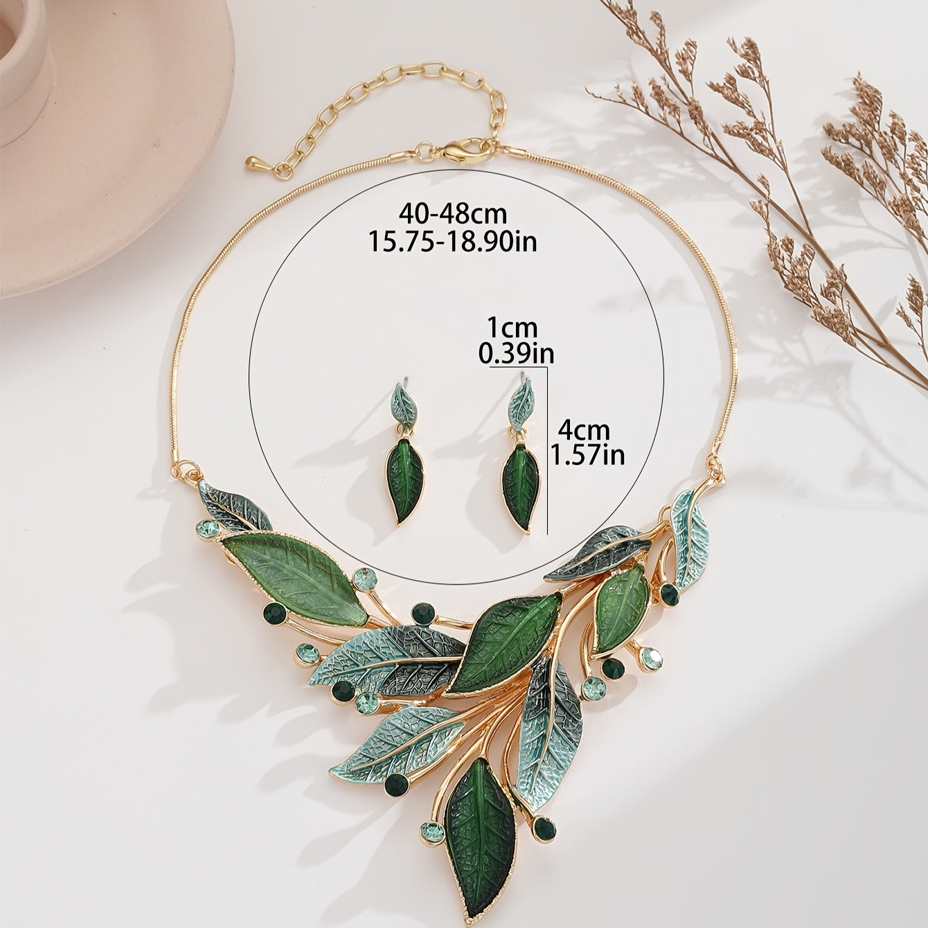 18K Golden Plated Vintage Boho Jewelry Set