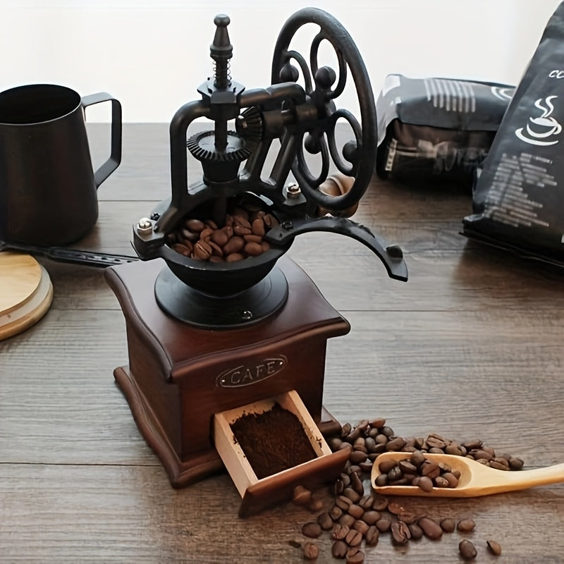 Hand-cranked coffee grinder