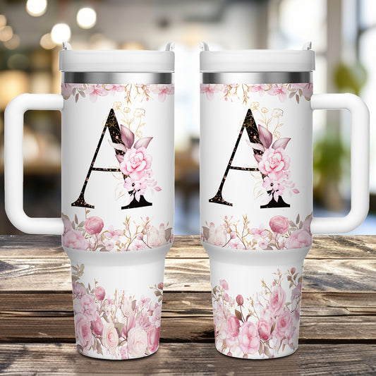 40oz Multicolor A-Z Stainless Tumbler