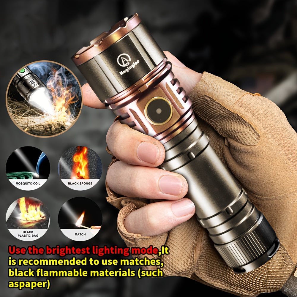 To Generate Fire, An Aluminum Alloy Flashlight