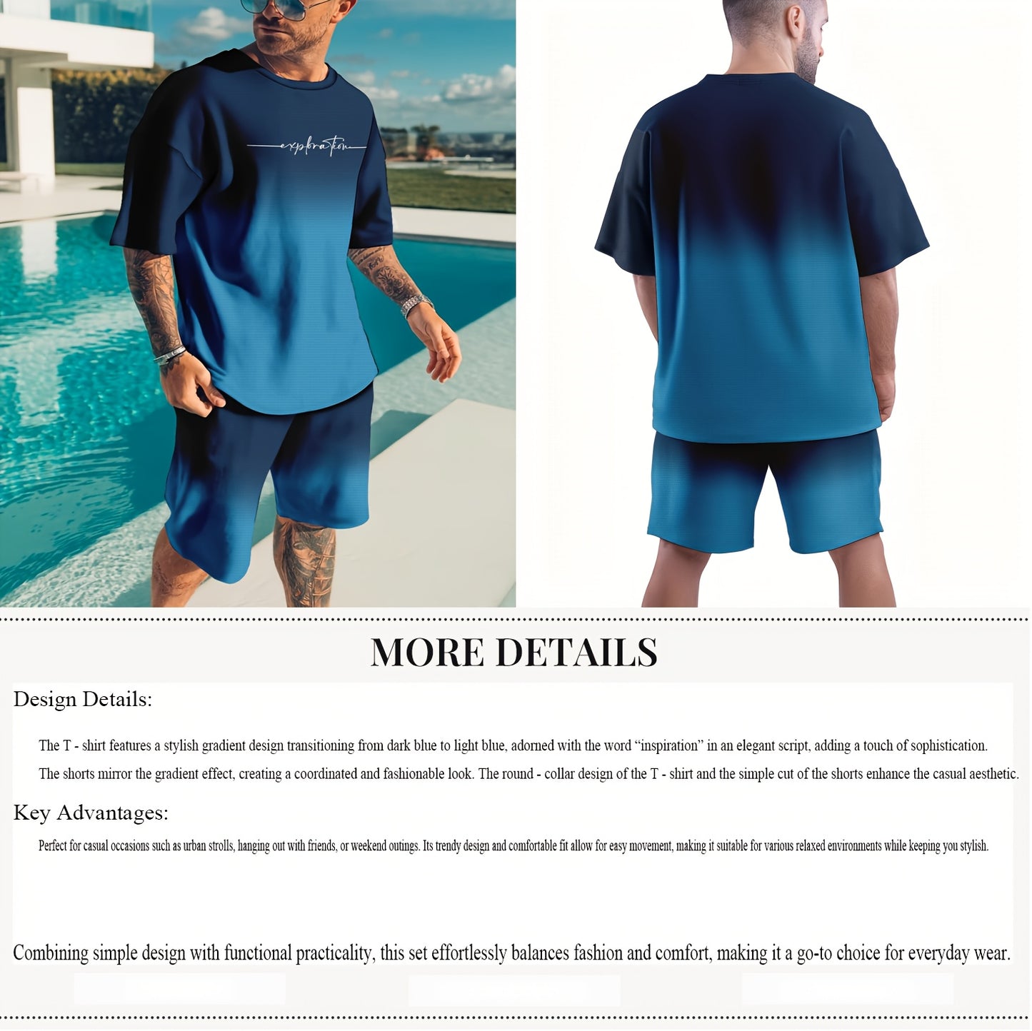 Casual Sports Wear for Outdoor Fitness