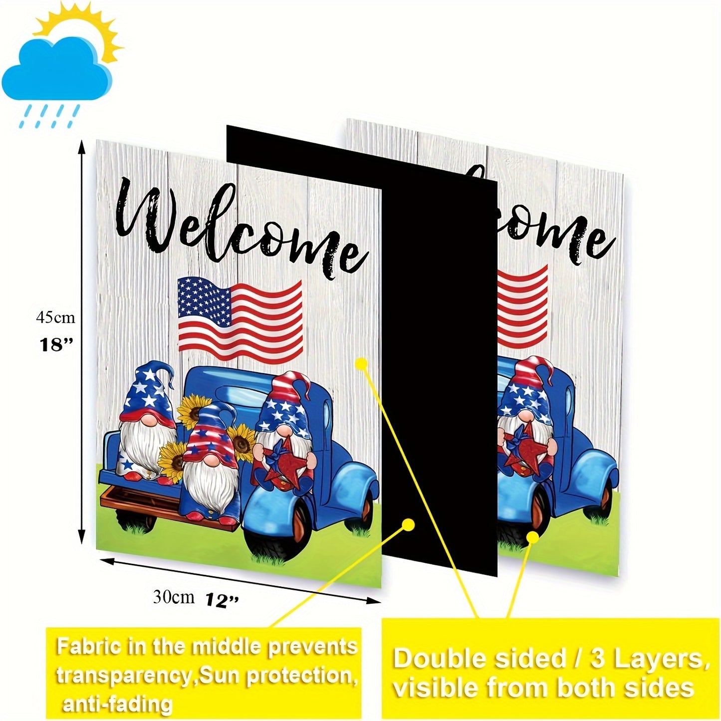 10 seasonal dwarf garden flag set